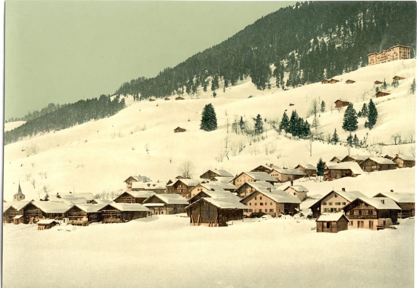 Il paese sotto la neve